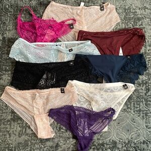 Etam Paris Panties Undies Bundle Lot of 9